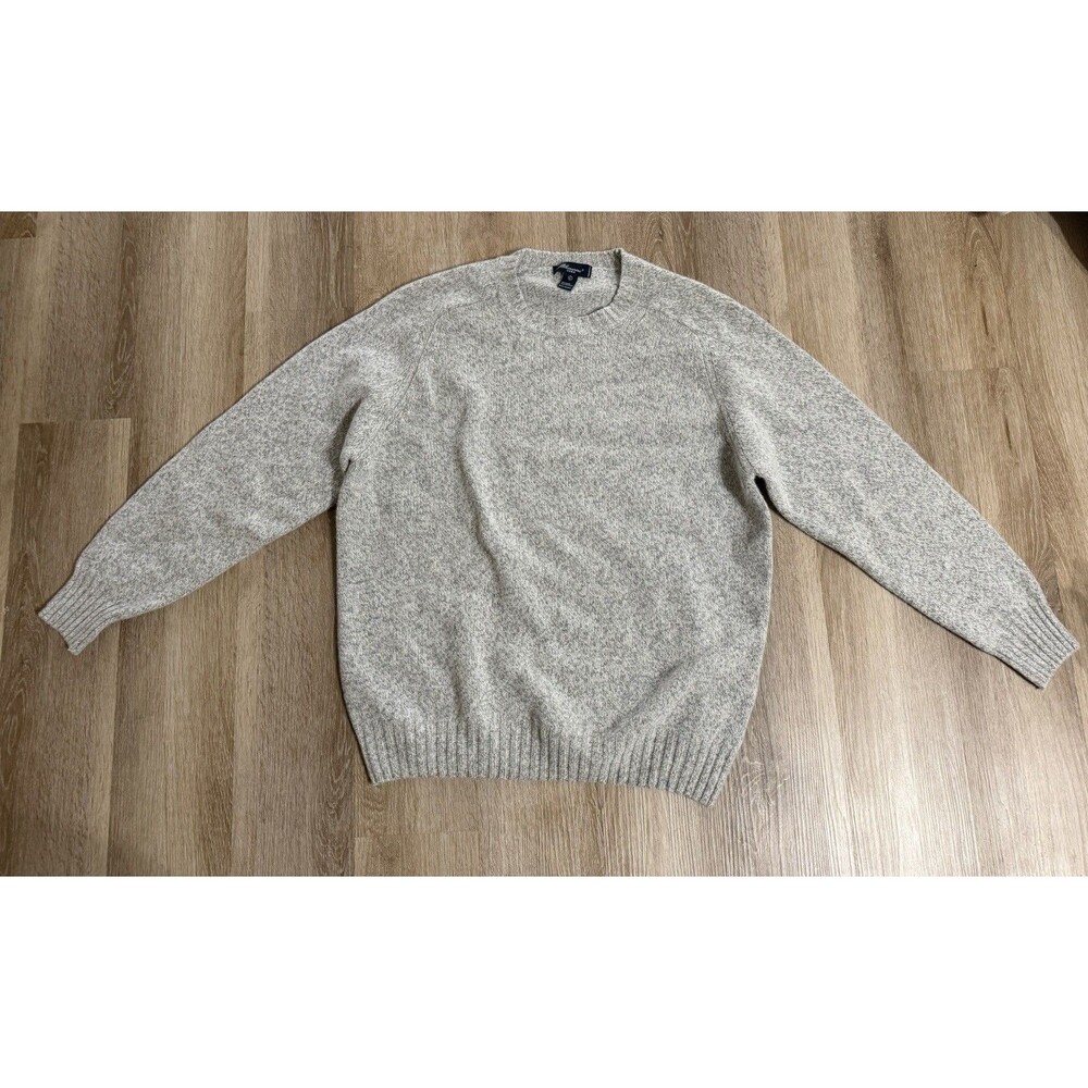 Blumarine Umo Gray Wool Sweater Made In Italy Mens Large Casual Fall Grandpa